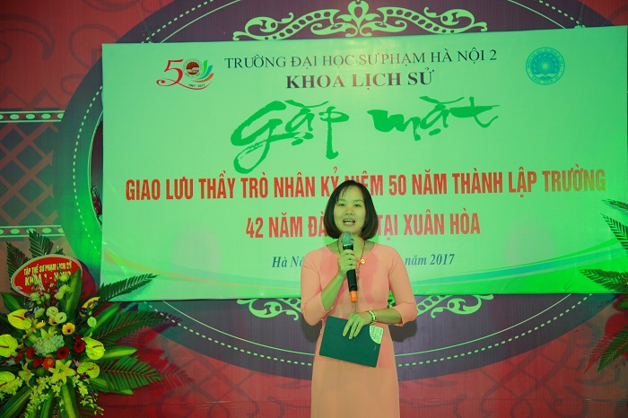 Gặp mặt thầy trò Khoa Lịch sử nhân kỷ niệm 50 năm thành lập Trường, 42 năm xây dựng và phát triển tại Xuân Hòa