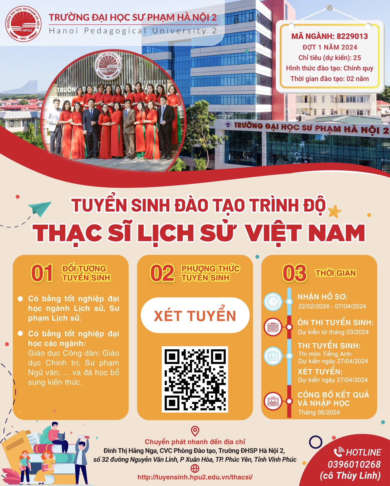 Tuyển sinh Thạc sĩ 2024