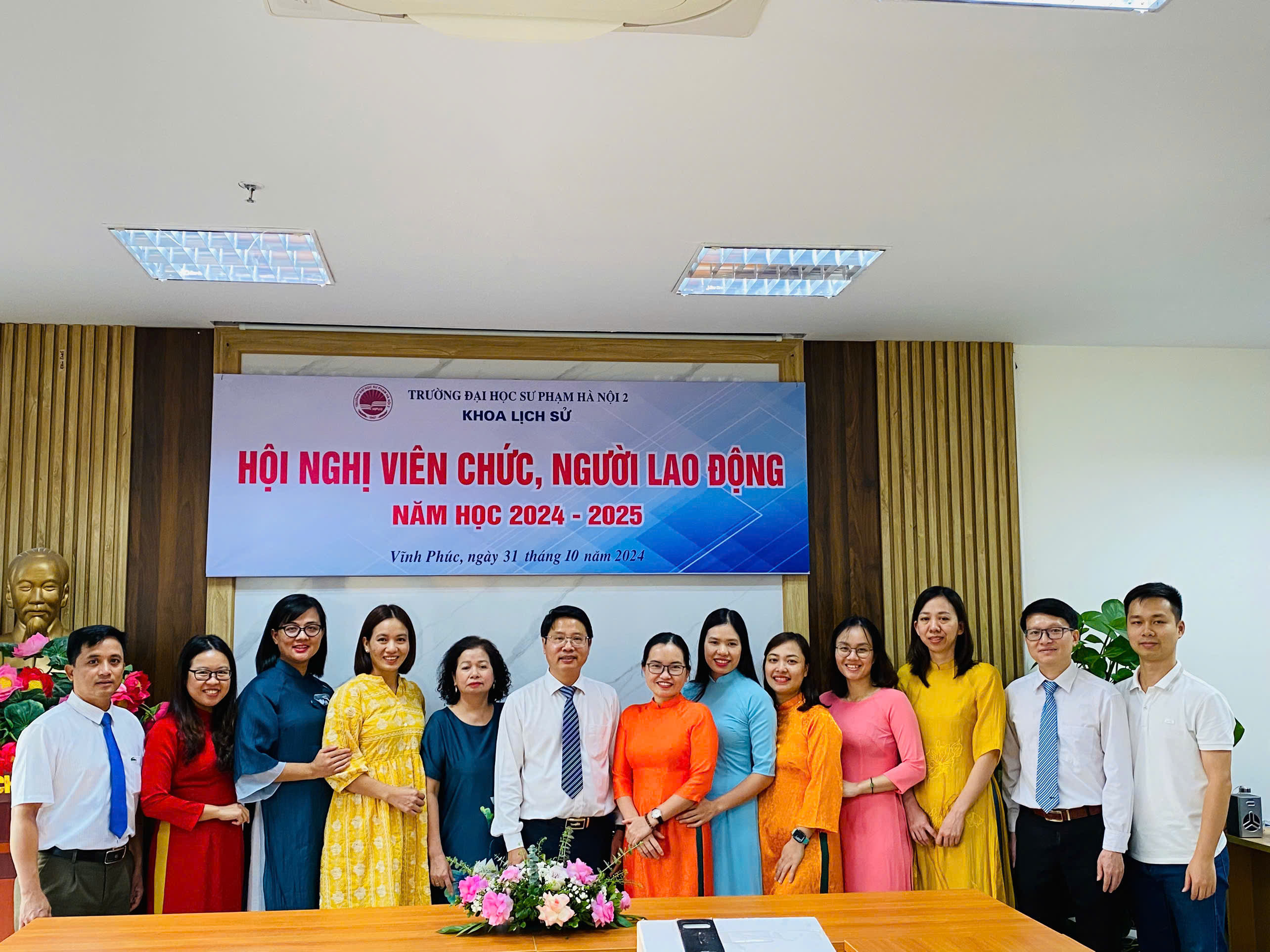 Hội nghị viên chức, người lao động Khoa Lịch sử năm học 2024-2025