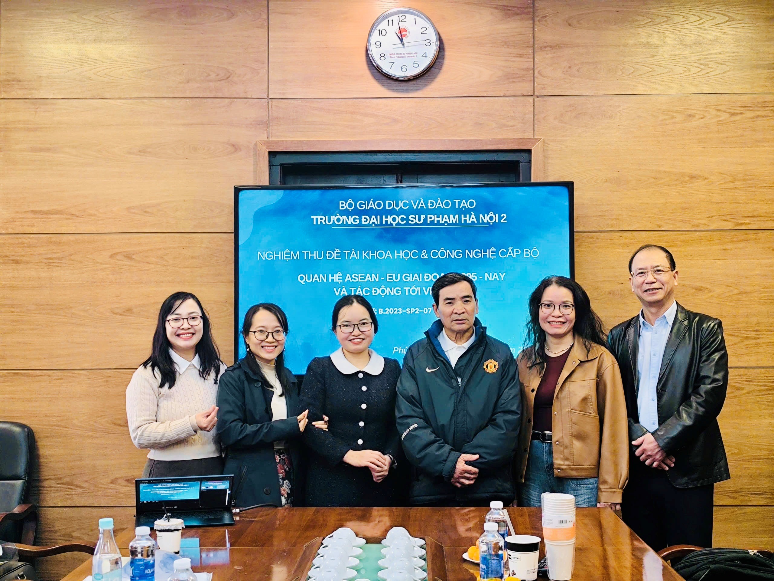 Nghiệm thu đề tài KH&CN cấp Bộ của TS. Nguyễn Thị Nga