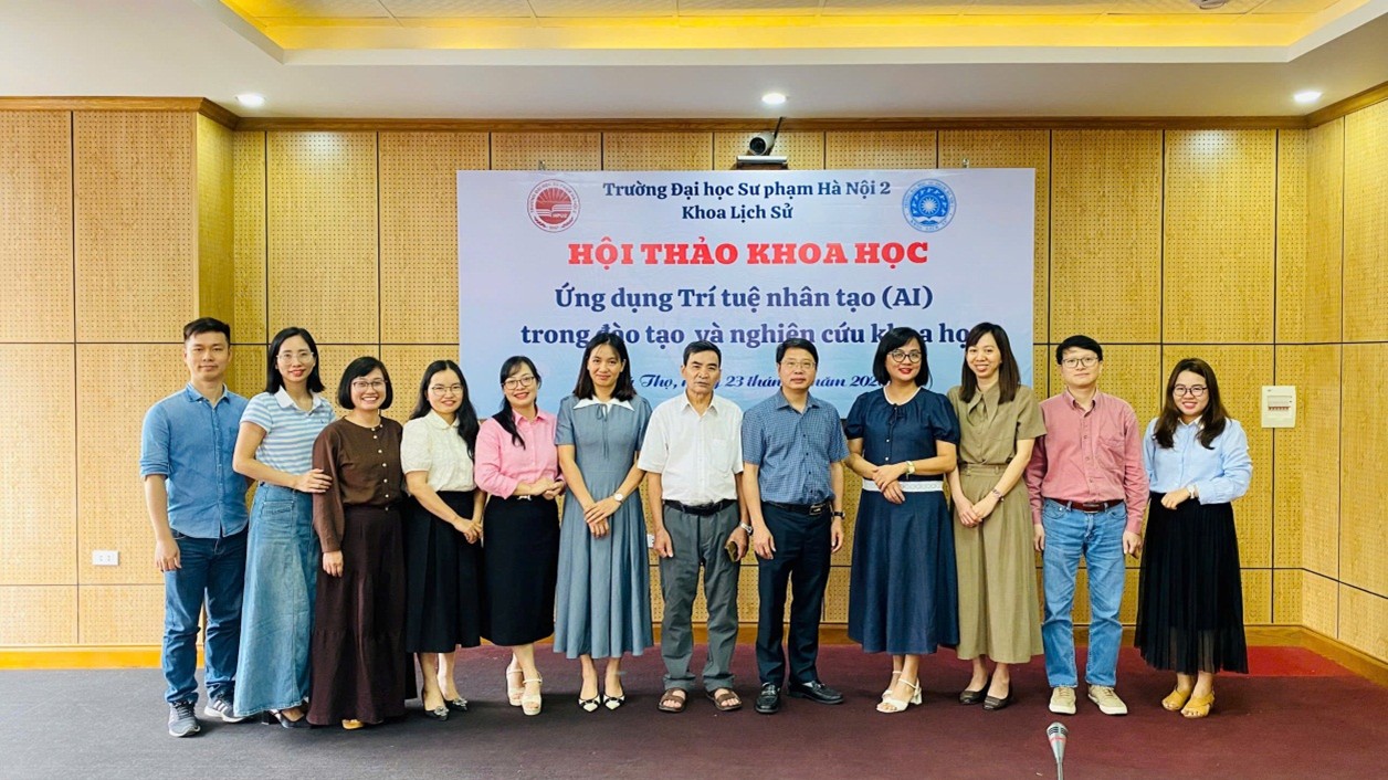 Hội thảo khoa học cấp khoa với chủ đề “Ứng dụng trí tuệ nhân tạo (AI) trong đào tạo và nghiên cứu khoa học”