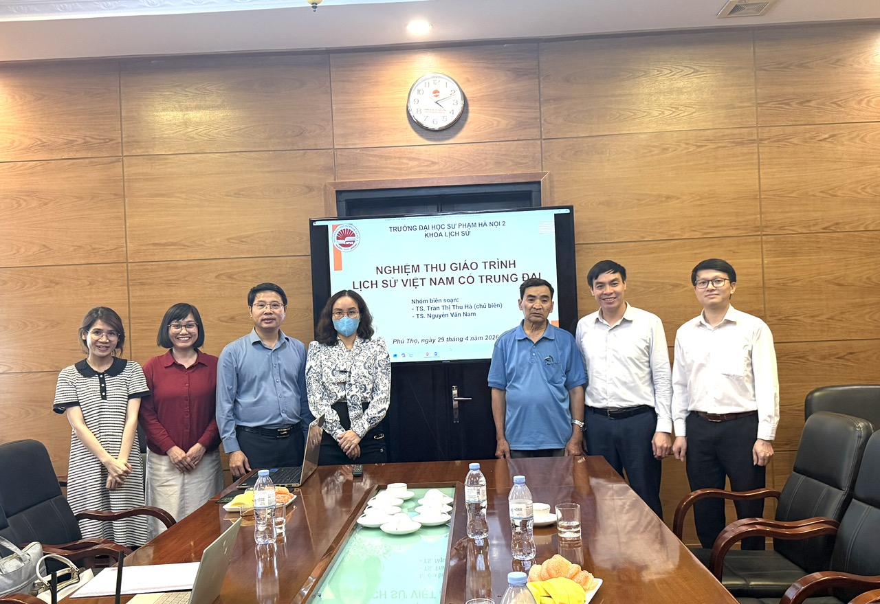 Nghiệm thu giáo trình Lịch sử Việt Nam cổ trung đại