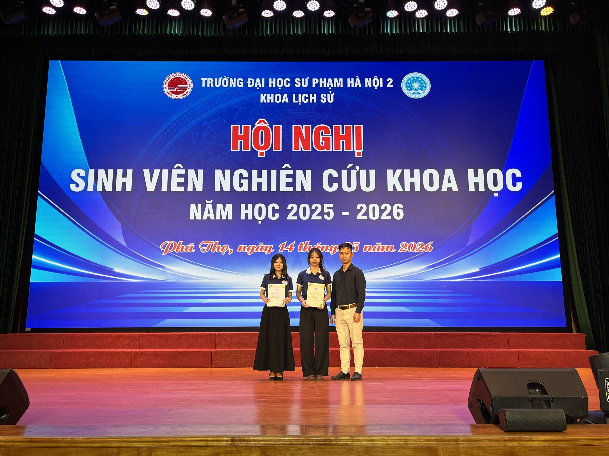 Hội nghị sinh viên nghiên cứu khoa học khoa Lịch Sử năm học 2025 – 2026