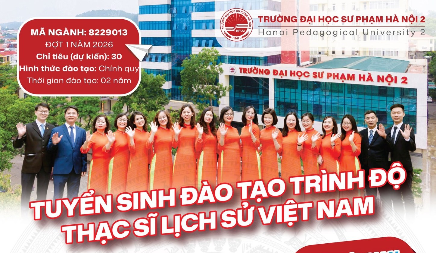 Thông báo tuyển sinh Thạc sĩ Lịch sử Việt Nam năm 2026