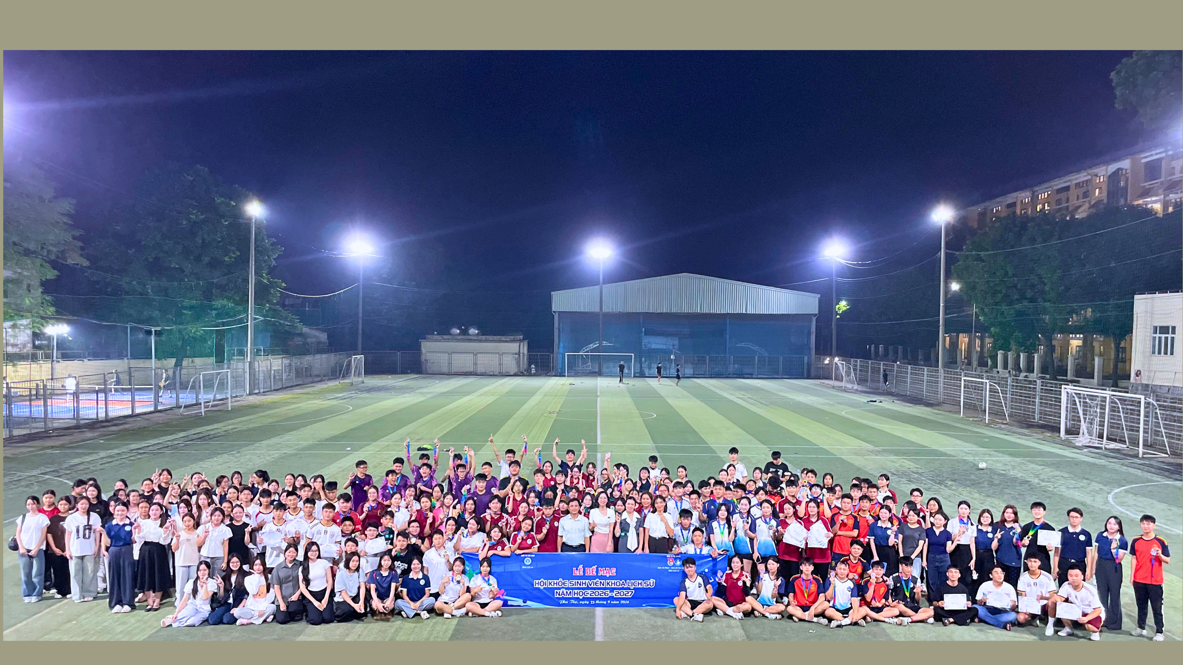 Hội khỏe sinh viên khoa Lịch sử năm học 2026 – 2027 thành công tốt đẹp