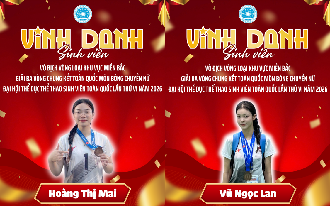 Khoa Lịch sử vinh danh sinh viên cùng đội tuyển bóng chuyền nữ HPU2 đạt thành tích xuất sắc tại Giải Bóng chuyền sinh viên toàn quốc 2026