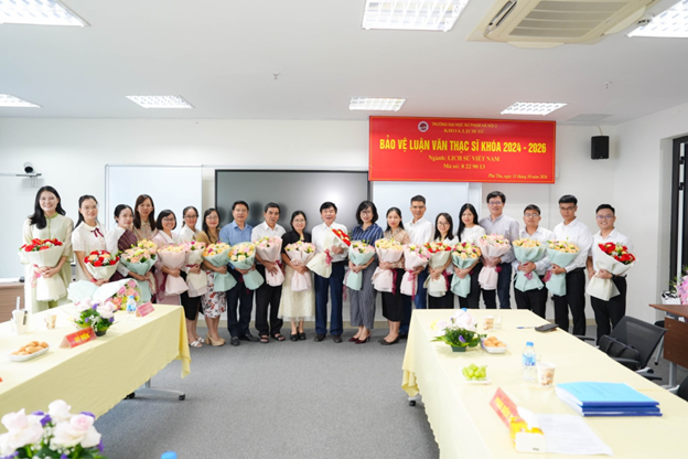 Hội đồng đánh giá luận văn Thạc sĩ ngành Lịch sử Việt Nam khóa 2024-2026
