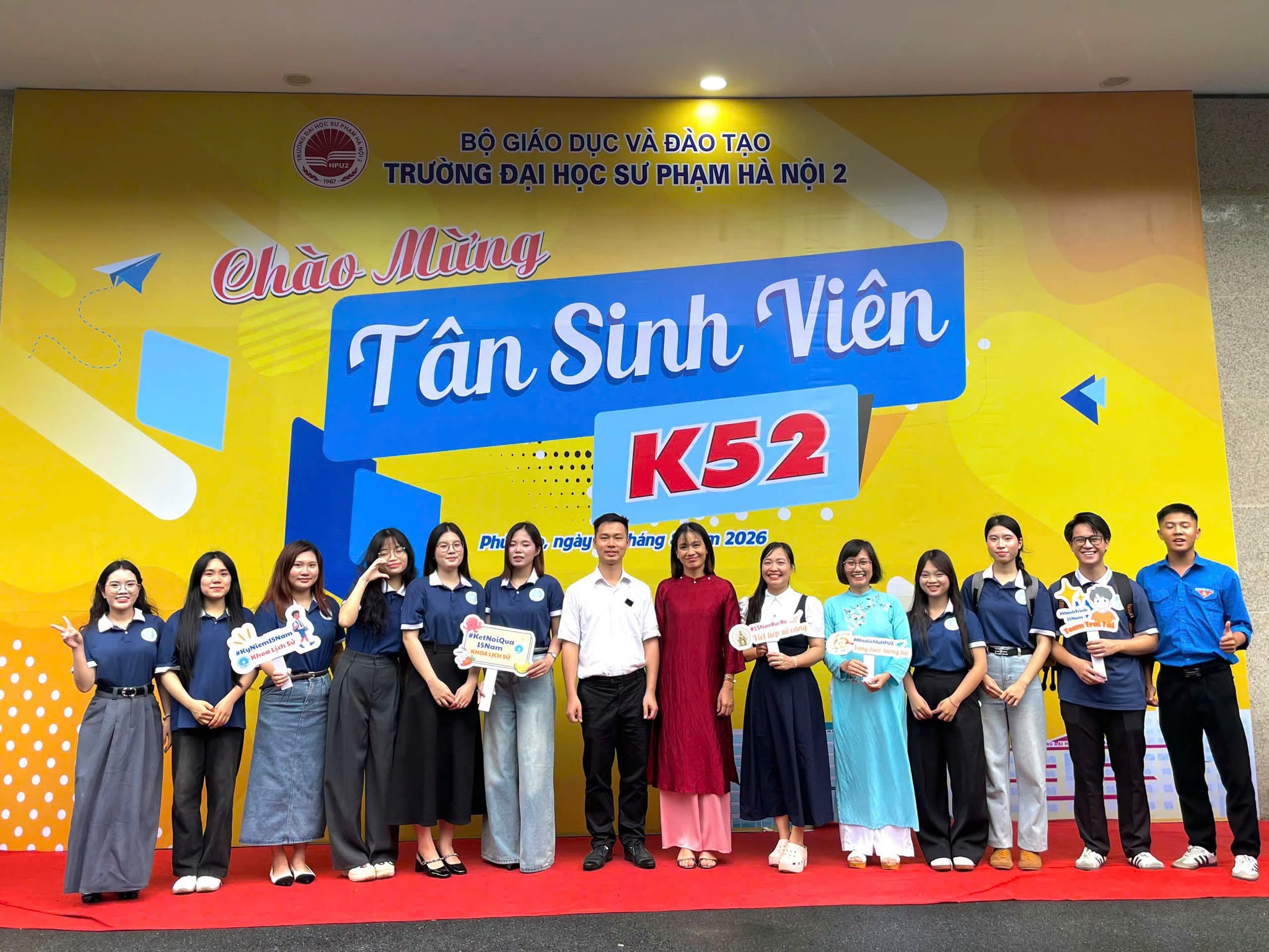 Chào mừng Tân sinh viên K52 – Những gương mặt mới của khoa Lịch sử