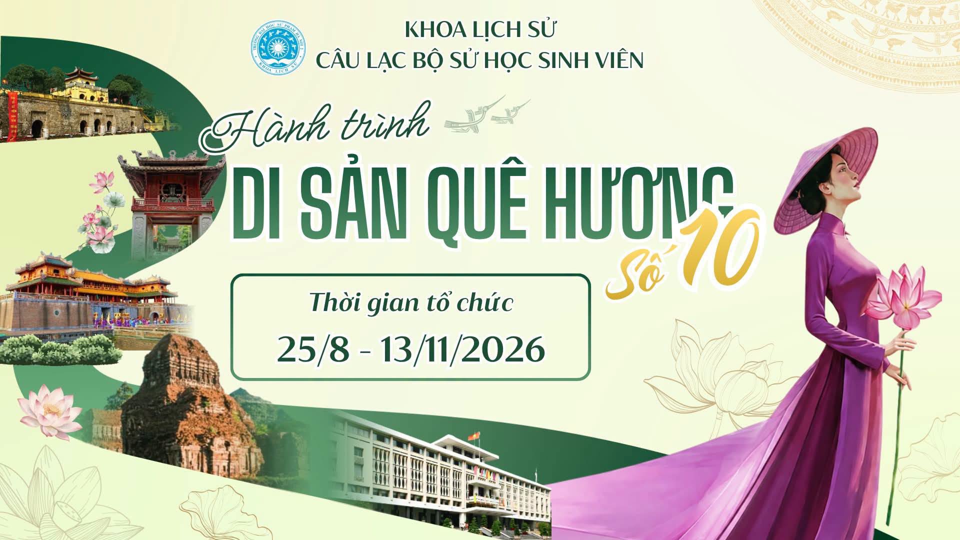 Hành trình di sản quê hương số 10: Lan tỏa giá trị di sản, bồi đắp tình yêu quê hương, đất nước